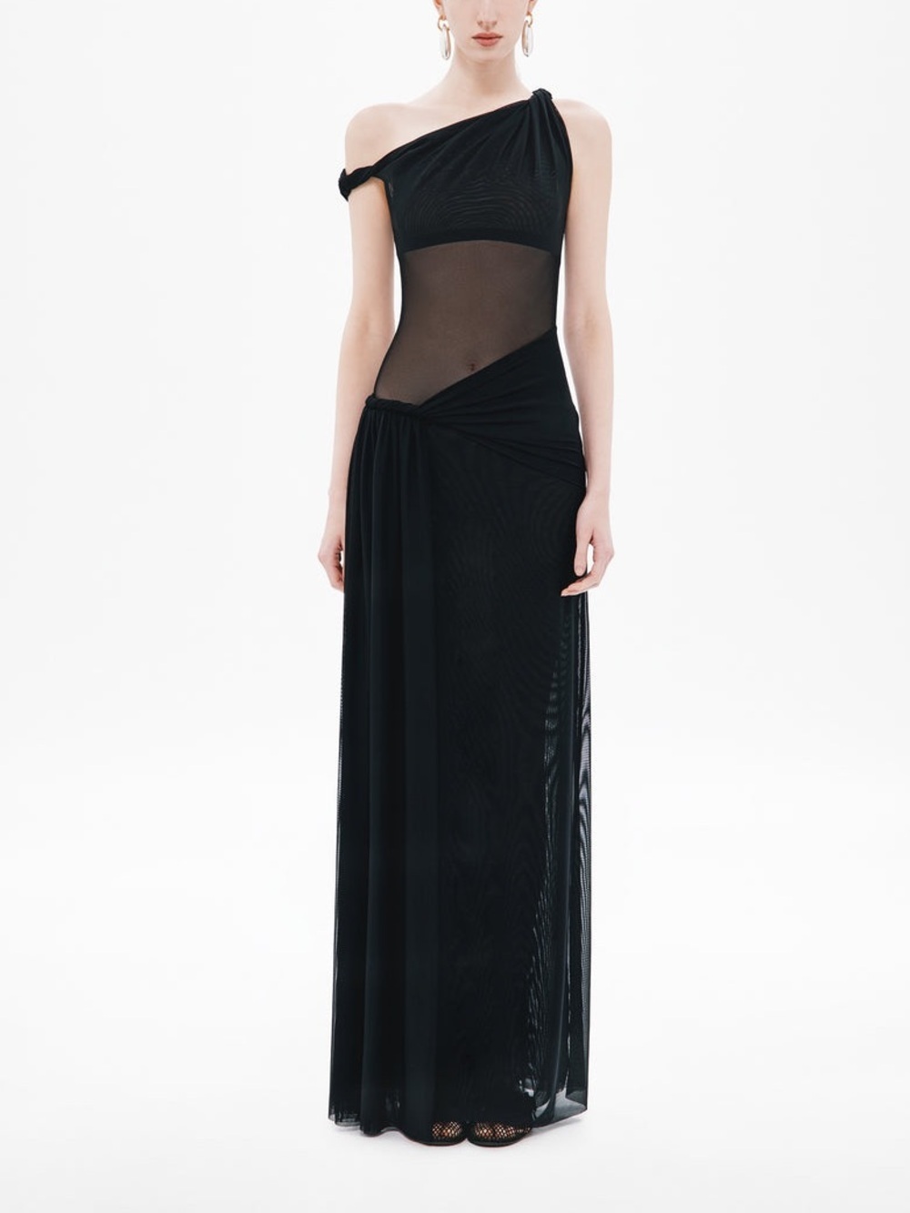 Misha The 'SISAL' Mesh Maxi Dress Size S